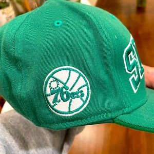 Adidas NBA green Philadelphia Philly 76ers sixers cap. Rare!
